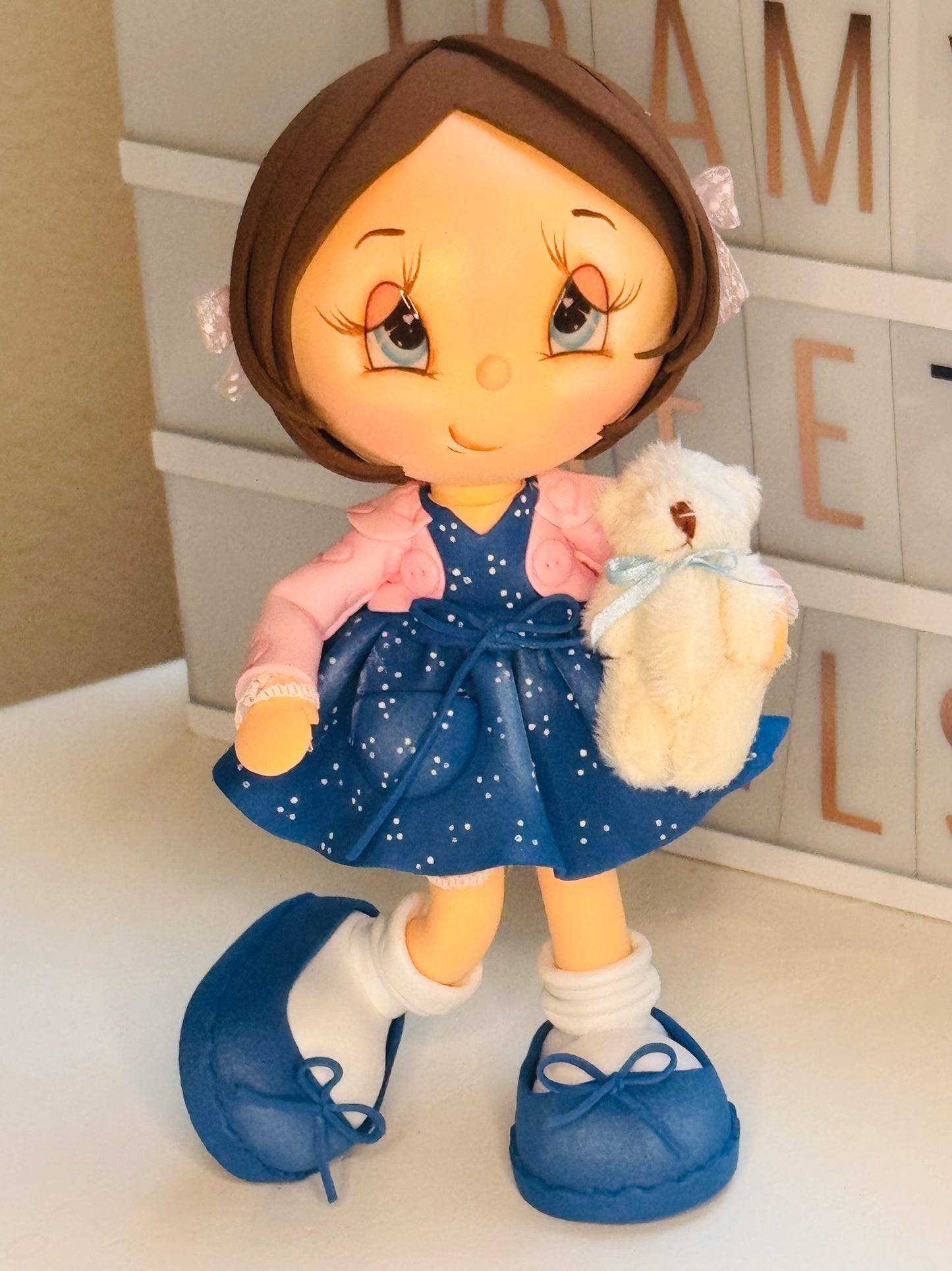 Emma Fofucha Kit - Ready to Assemble | Kit Fofucha Emma - Listo para Armar
